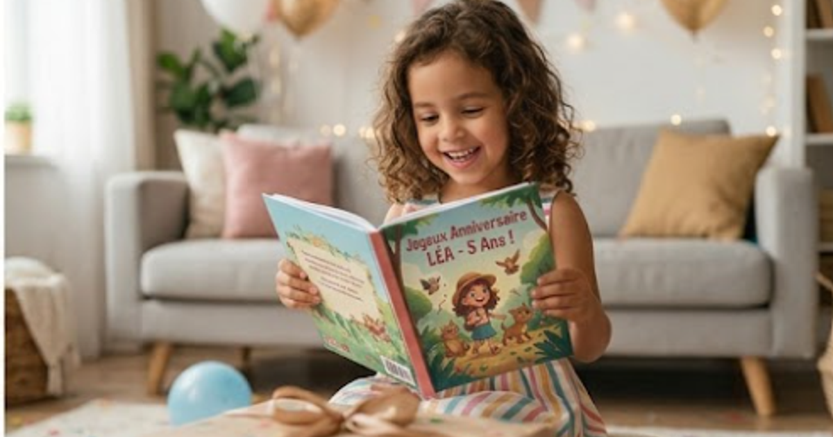 Cadeau original pour une fille de 5 ans : 7 idées (et pourquoi le livre personnalisé gagne)