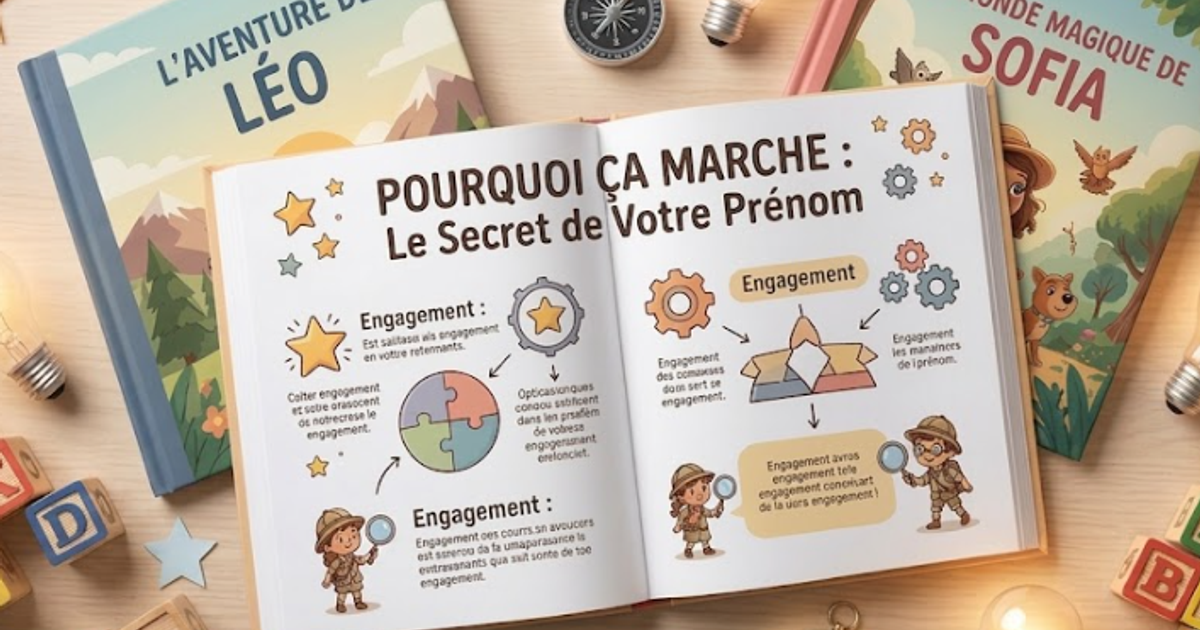 Pourquoi le livre avec le prénom de l'enfant marche aussi bien (la psychologie expliquée)