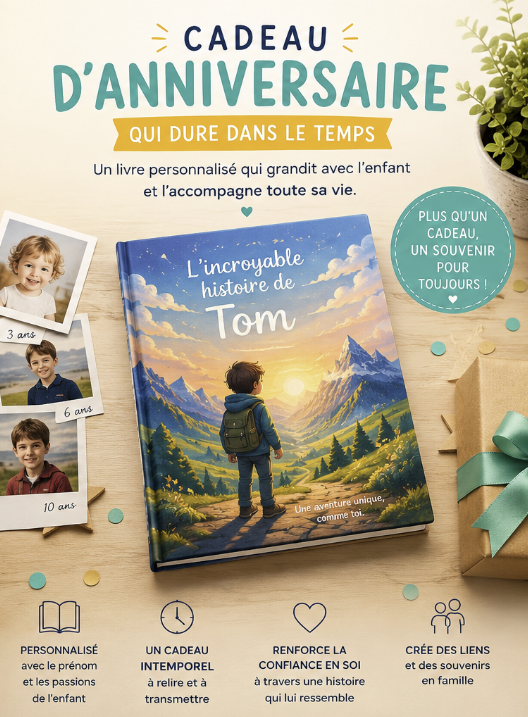 Idée de cadeau d'anniversaire pour enfant : original et qui dure
