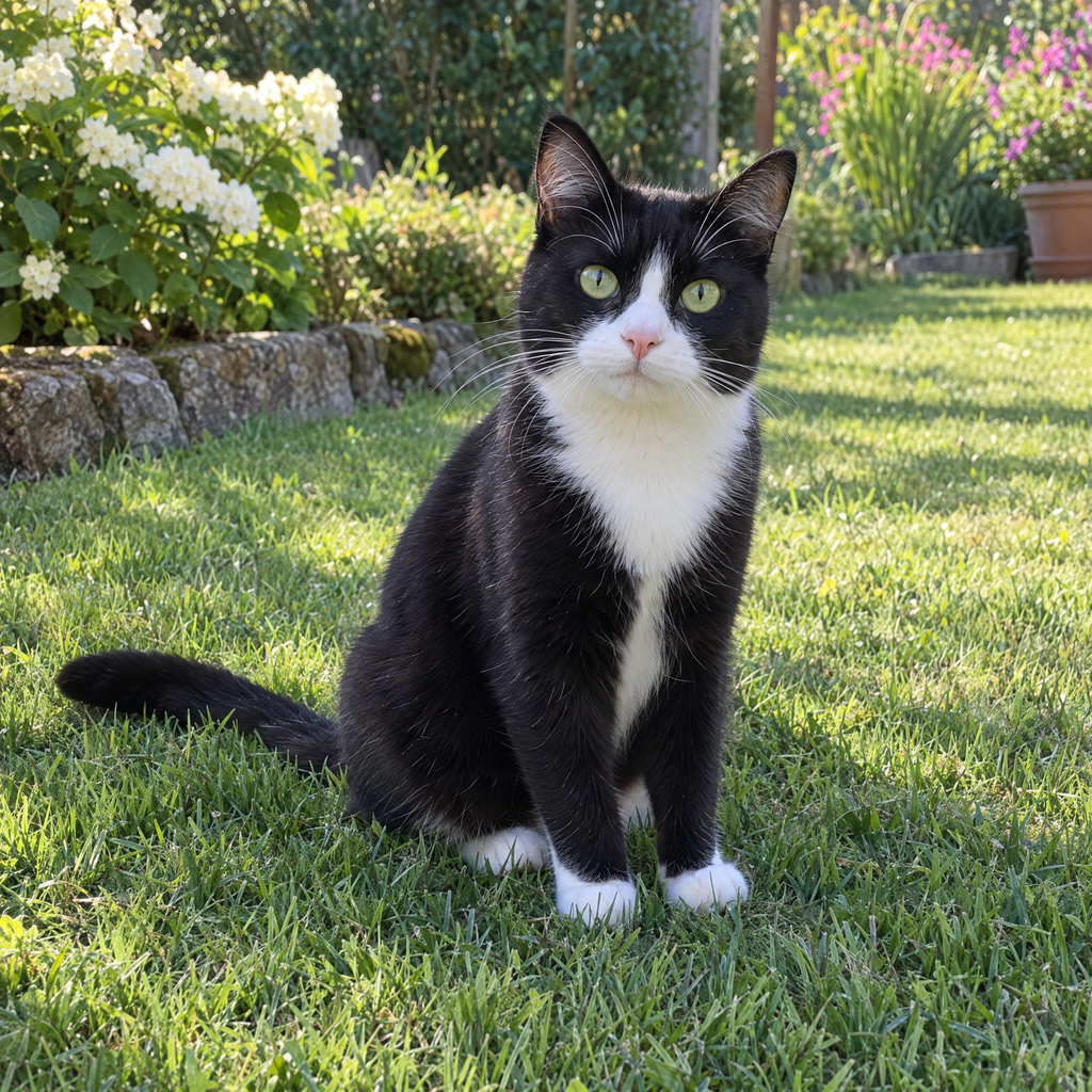 Photo de démonstration du chat Pistache, un chat gris tigré, utilisée pour le livre Le Pays Secret des Chats