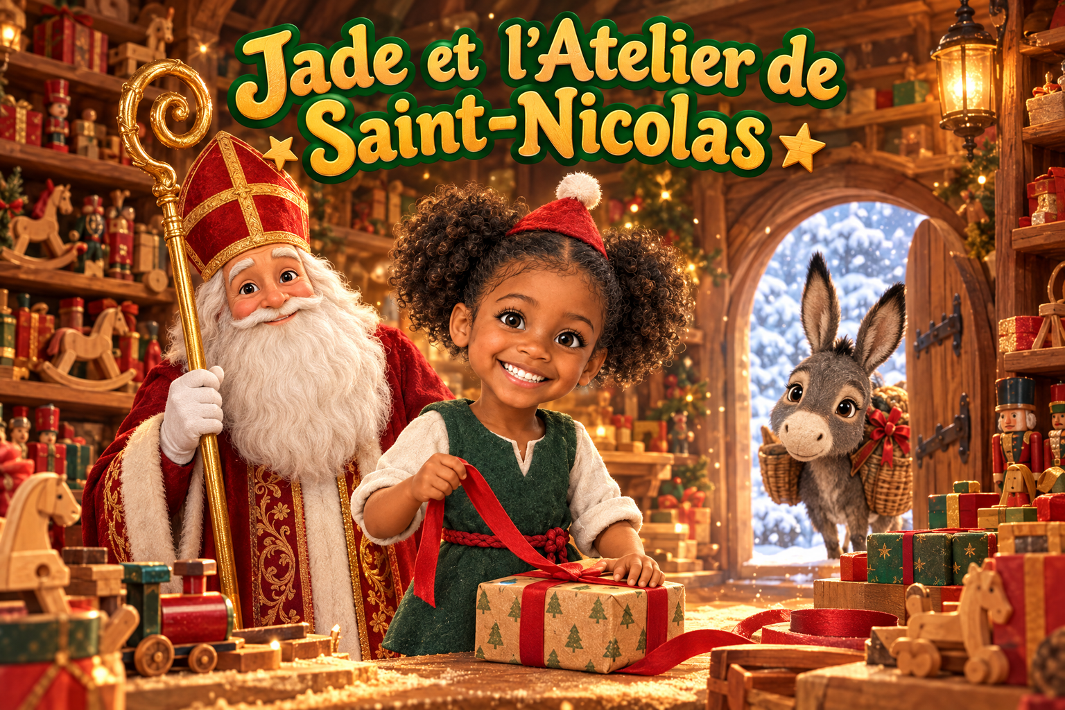Couverture du livre personnalisé « L'Atelier de Saint-Nicolas »