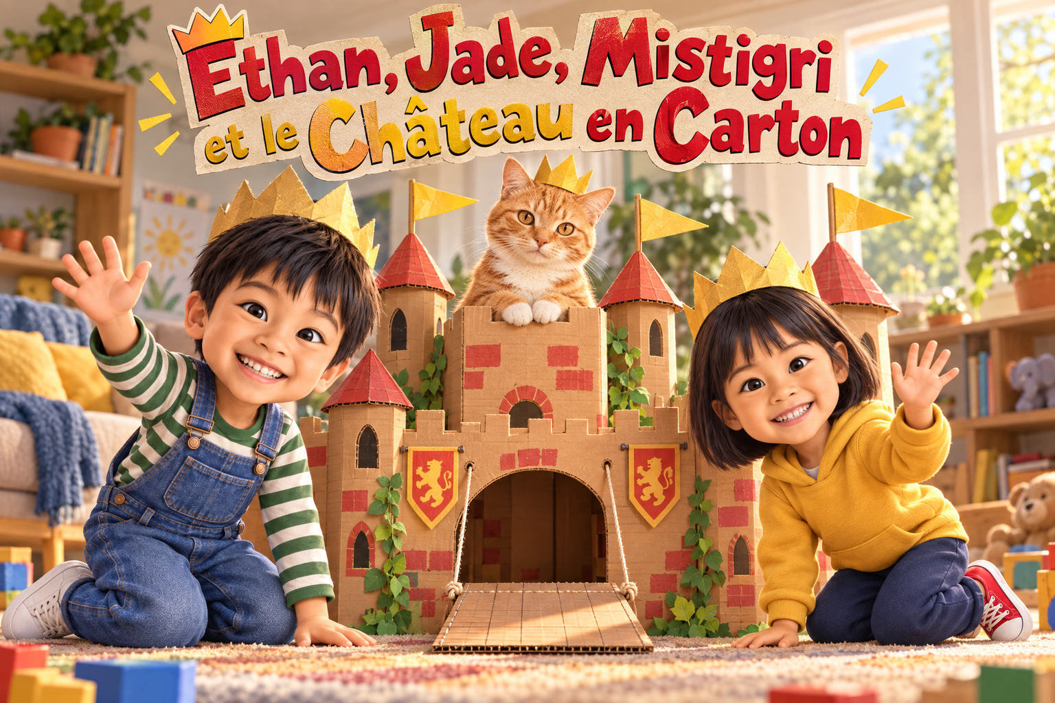 Couverture du livre personnalisé « Le Château en Carton »