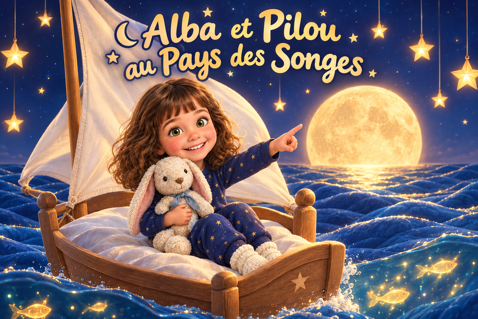 Couverture du livre personnalisé « Mon Doudou au Pays des Songes »
