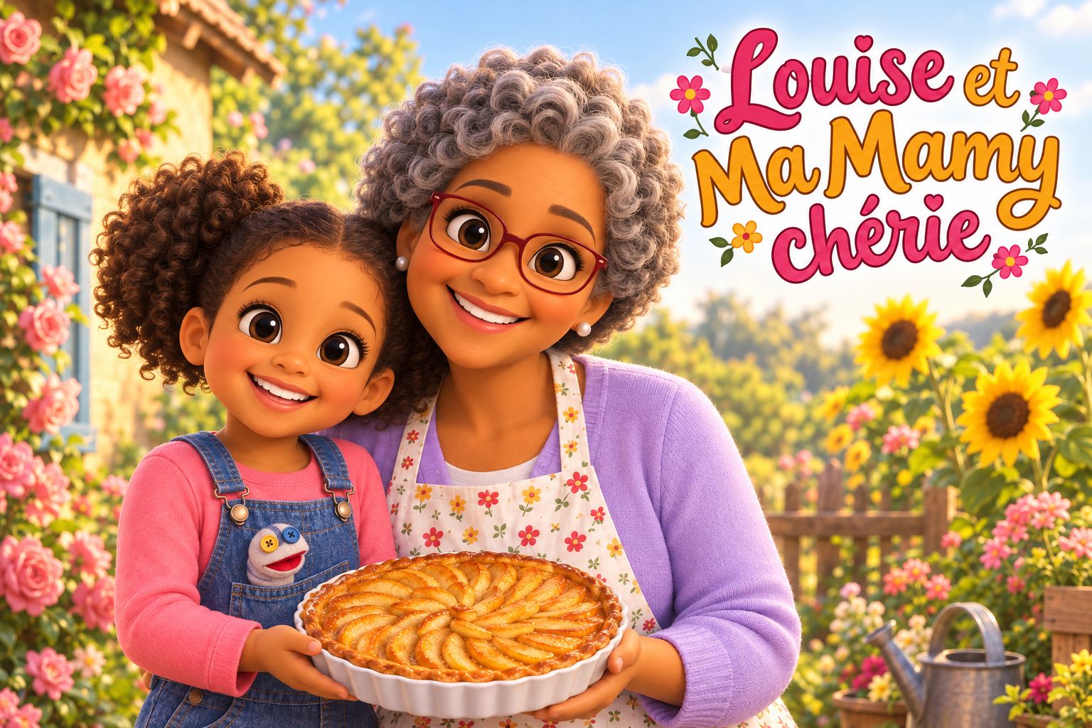 Couverture du livre personnalisé « Ma Mamy chérie »