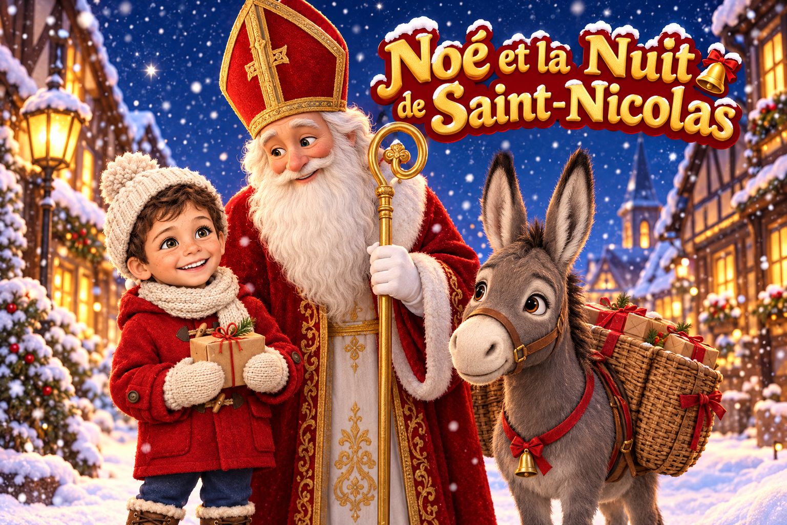 Couverture du livre personnalisé « La Nuit de Saint-Nicolas »