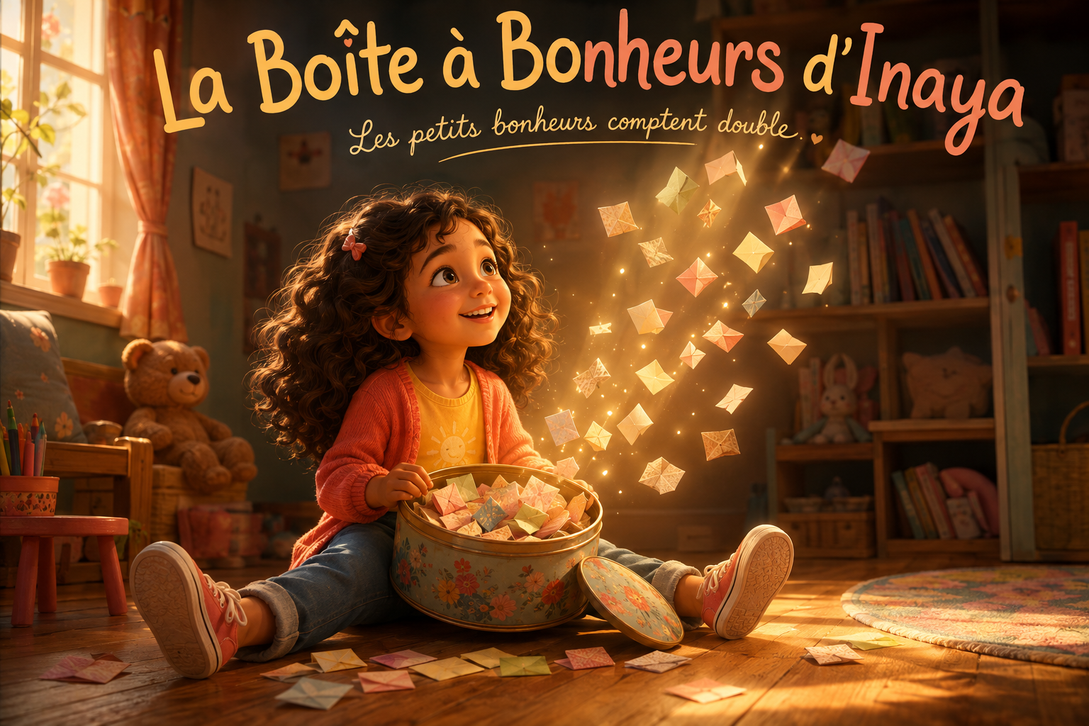 Couverture du livre personnalisé « La Boîte à Bonheurs »