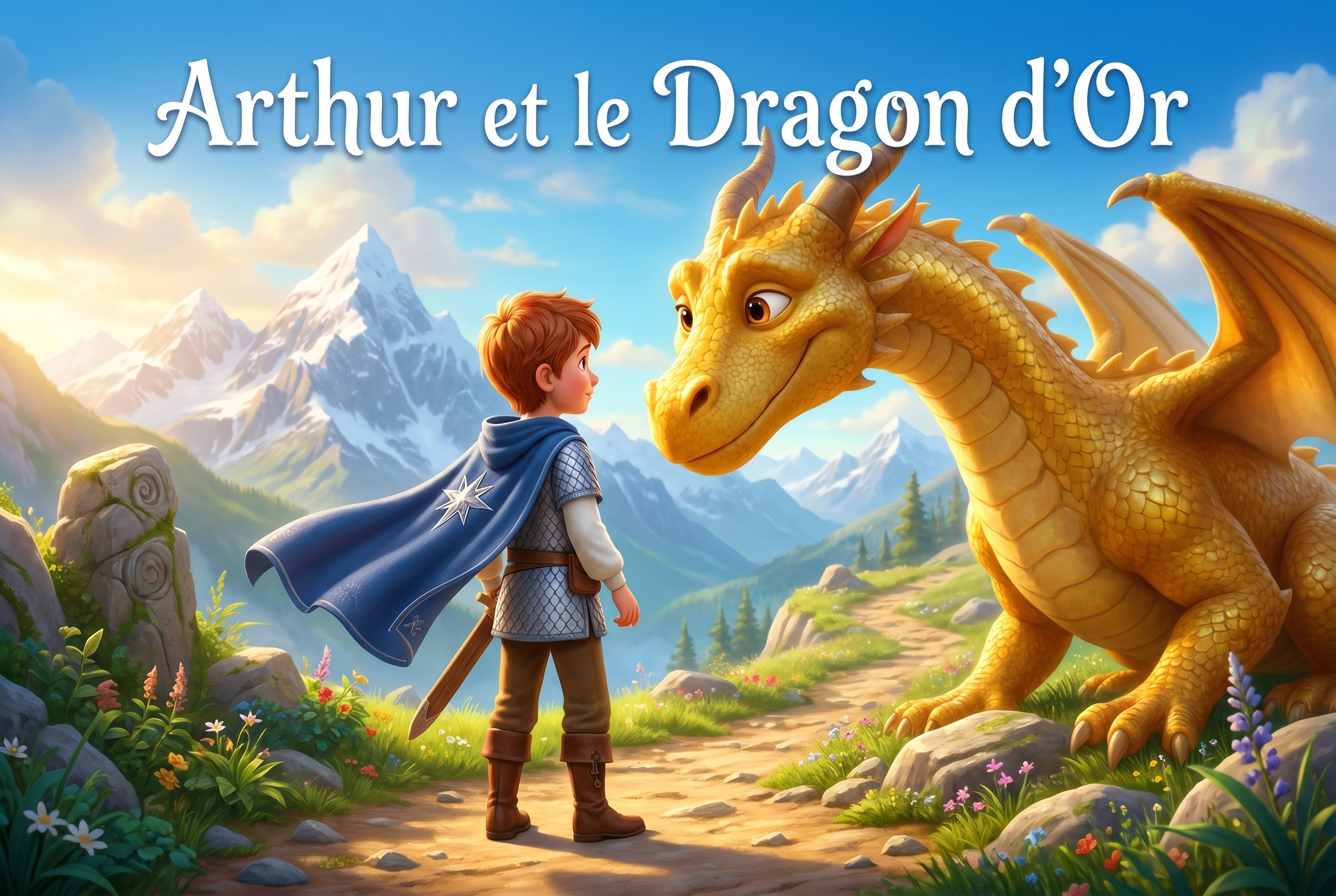 Couverture du livre personnalisé « Le Dragon d'Or »