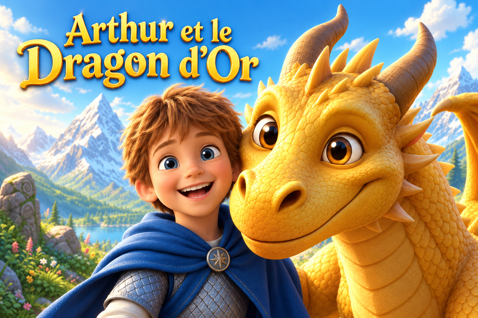 Couverture du livre personnalisé « Le Dragon d'Or »