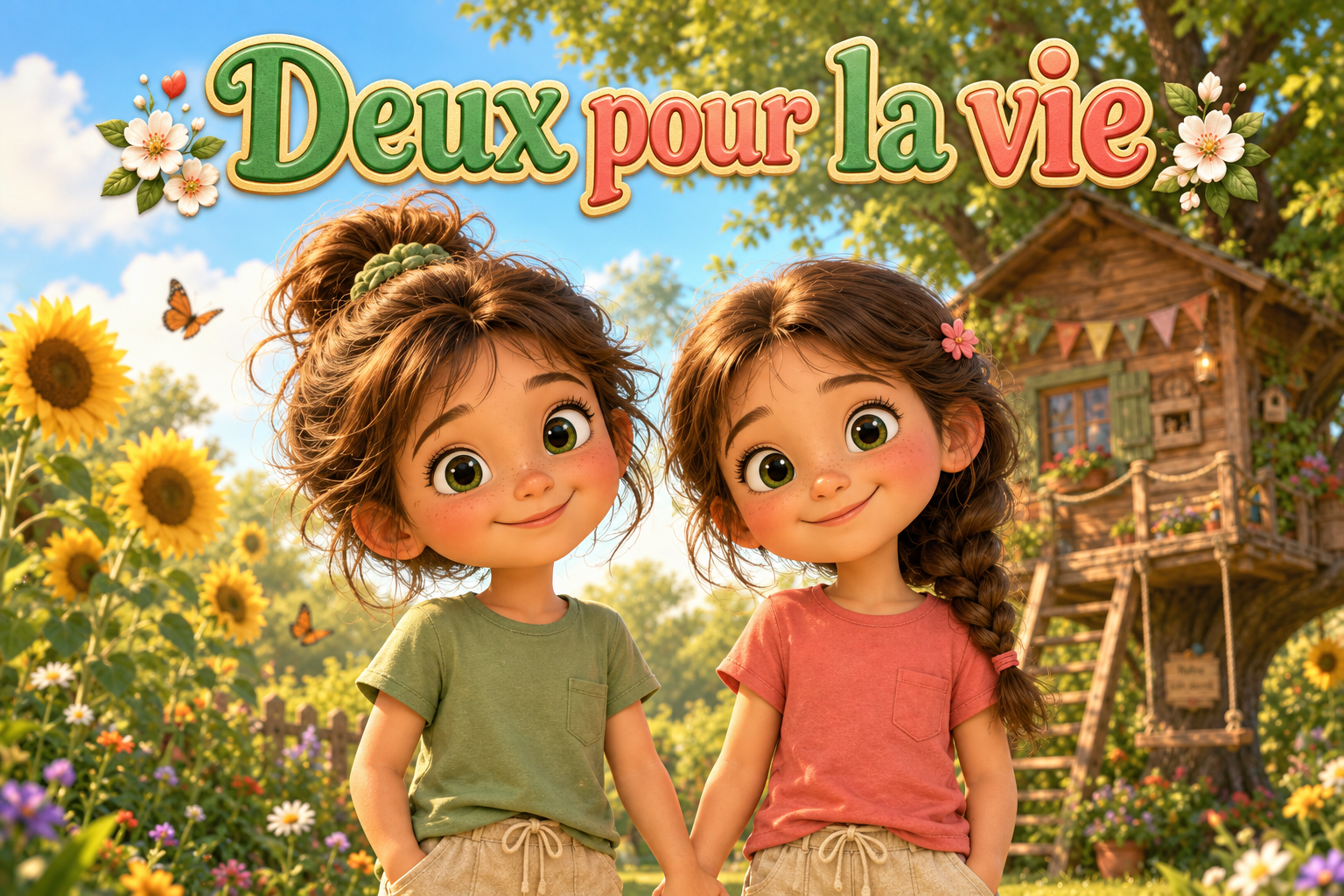 Couverture du livre personnalisé « Deux pour la vie »