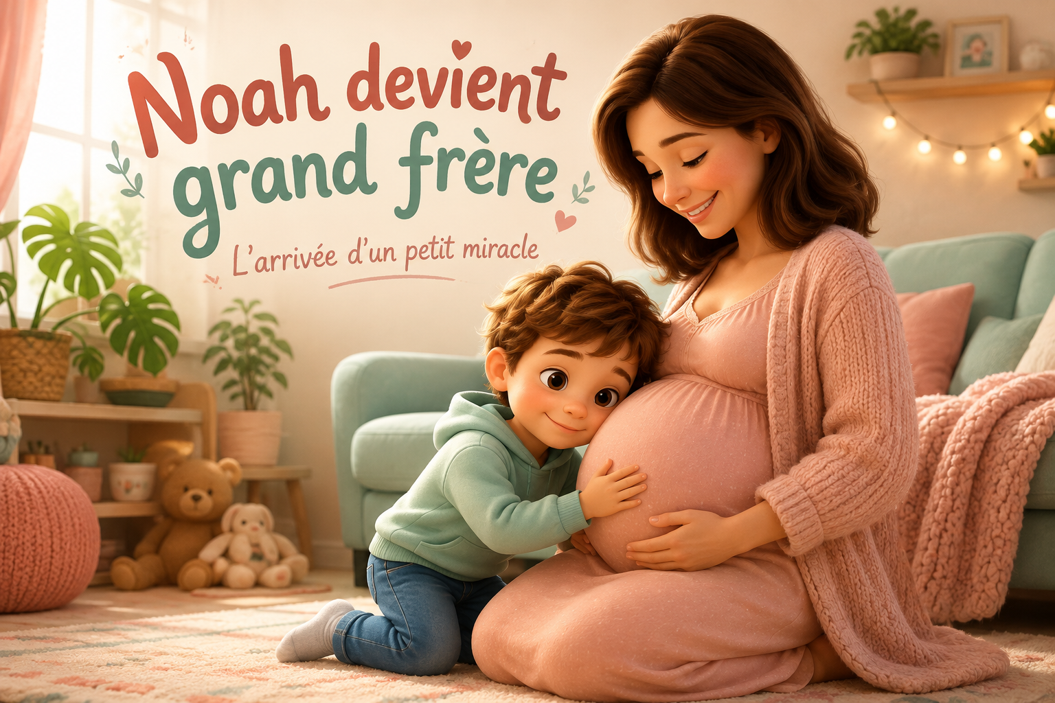 Couverture du livre personnalisé « Devenir Grand Frère »