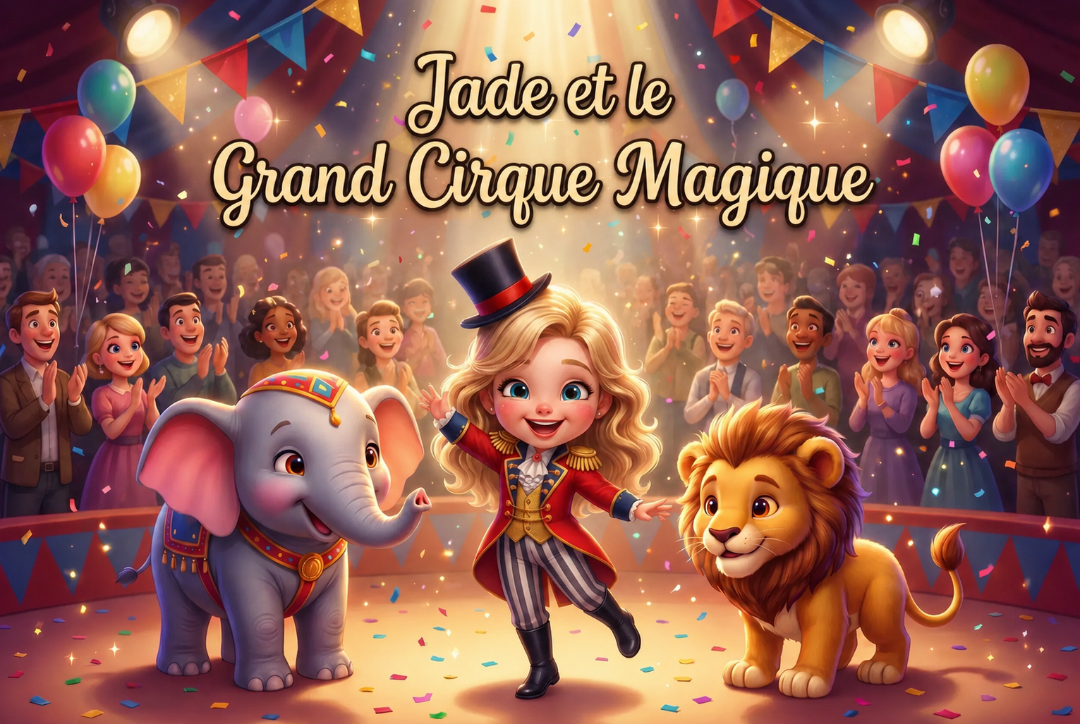 Couverture du livre personnalisé « Le Grand Cirque Magique »