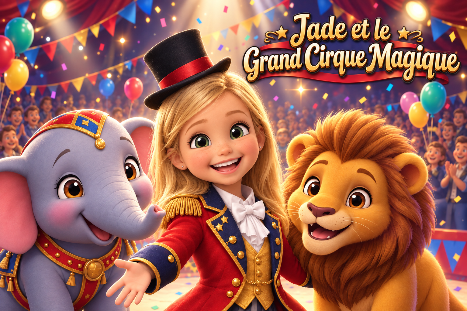 Couverture du livre personnalisé « Le Grand Cirque Magique »