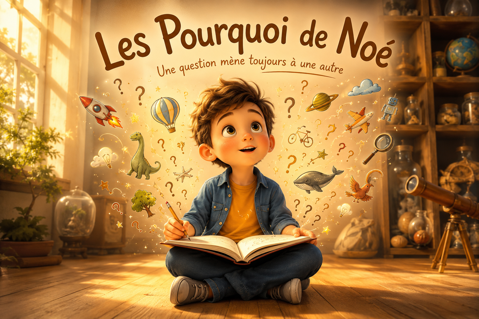 Couverture du livre personnalisé « Le Grand Livre des Pourquoi »