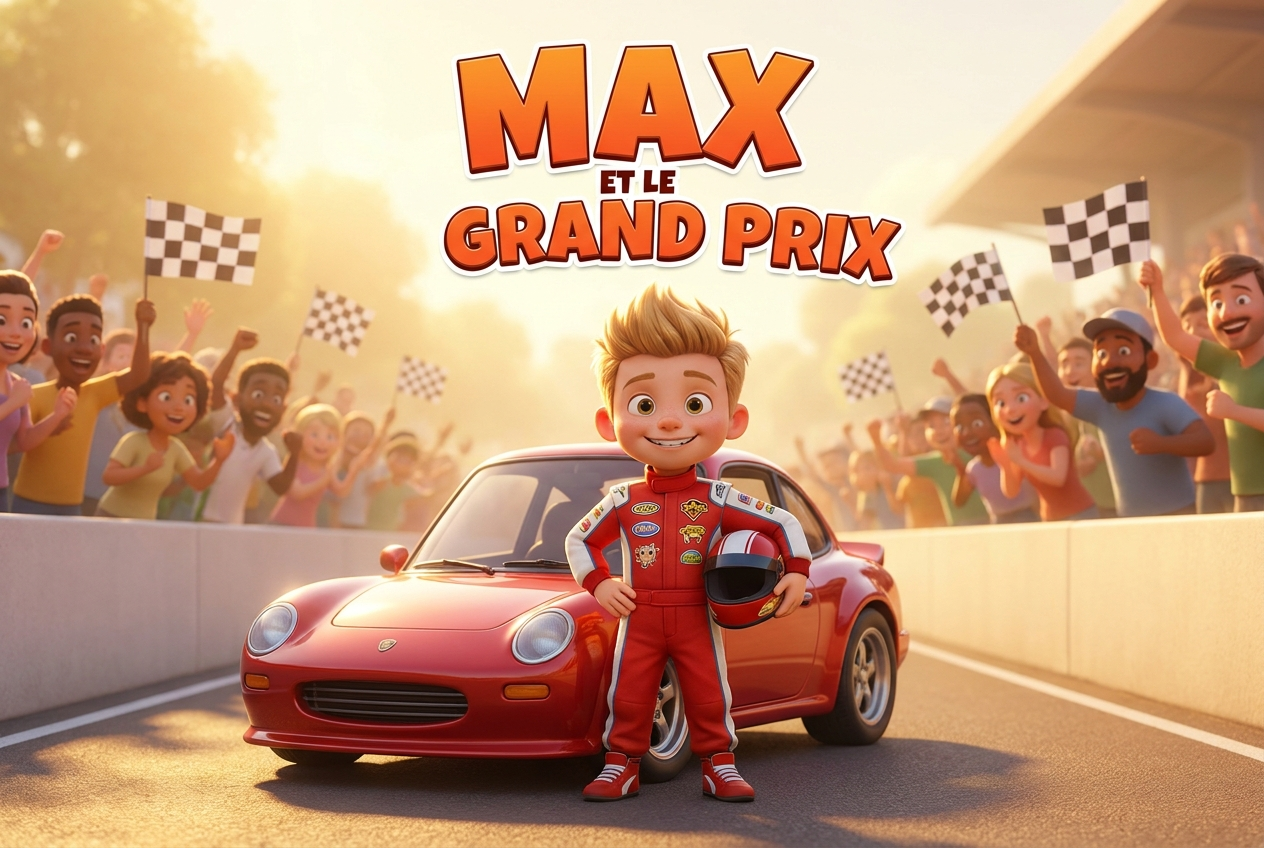 Couverture du livre personnalisé « Le Grand Prix »
