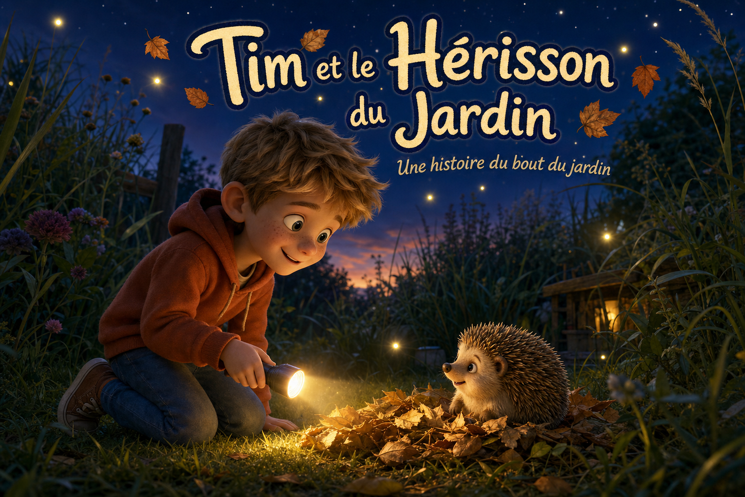 Couverture du livre personnalisé « Le Hérisson du Jardin »