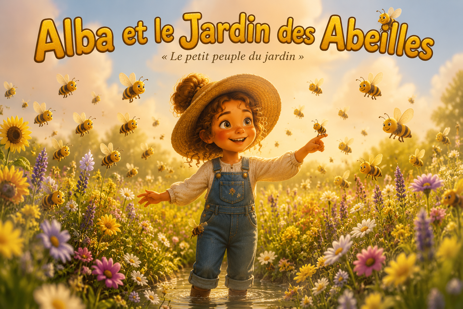 Couverture du livre personnalisé « Le Jardin des Abeilles »