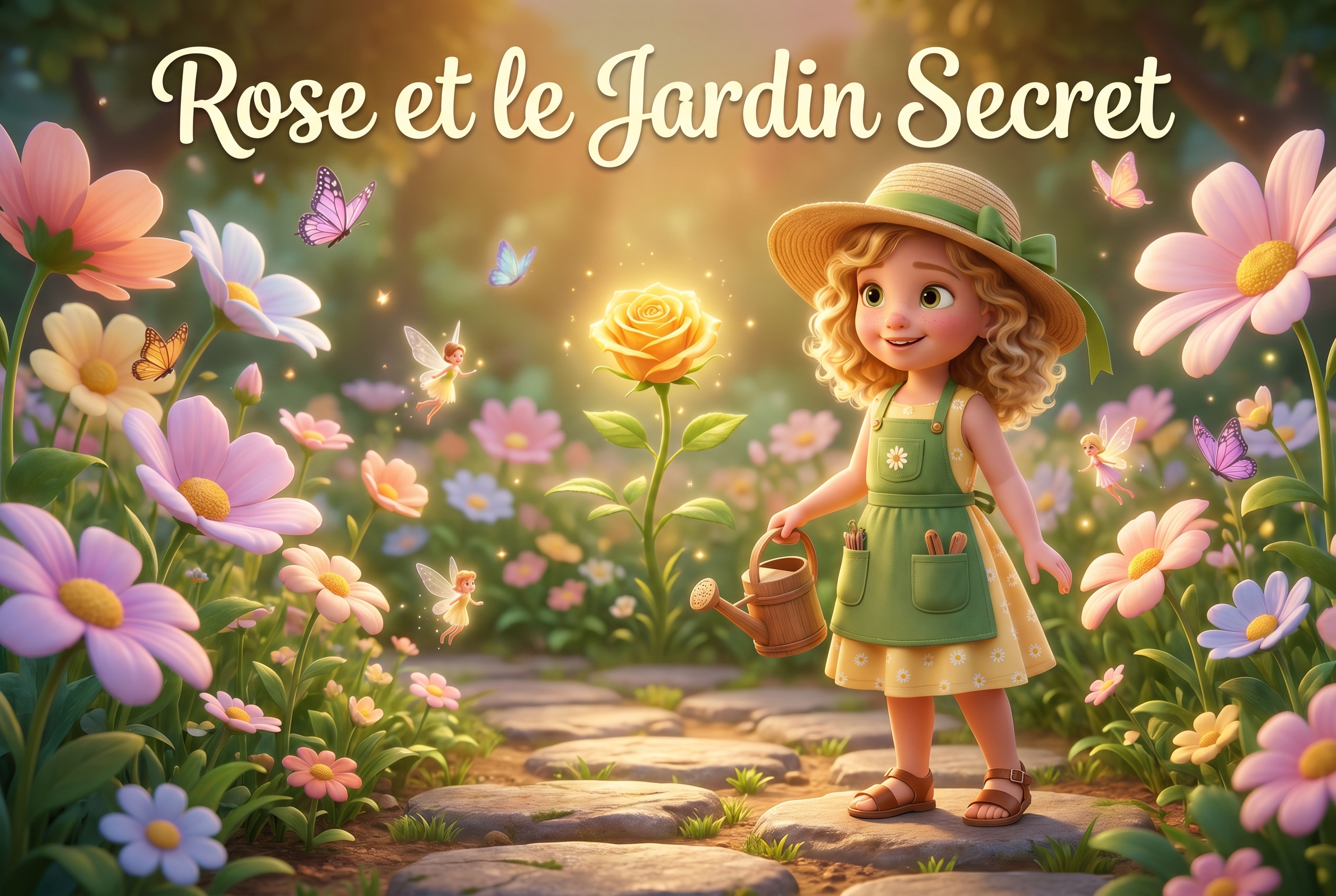 Couverture du livre personnalisé « Le Jardin Secret »