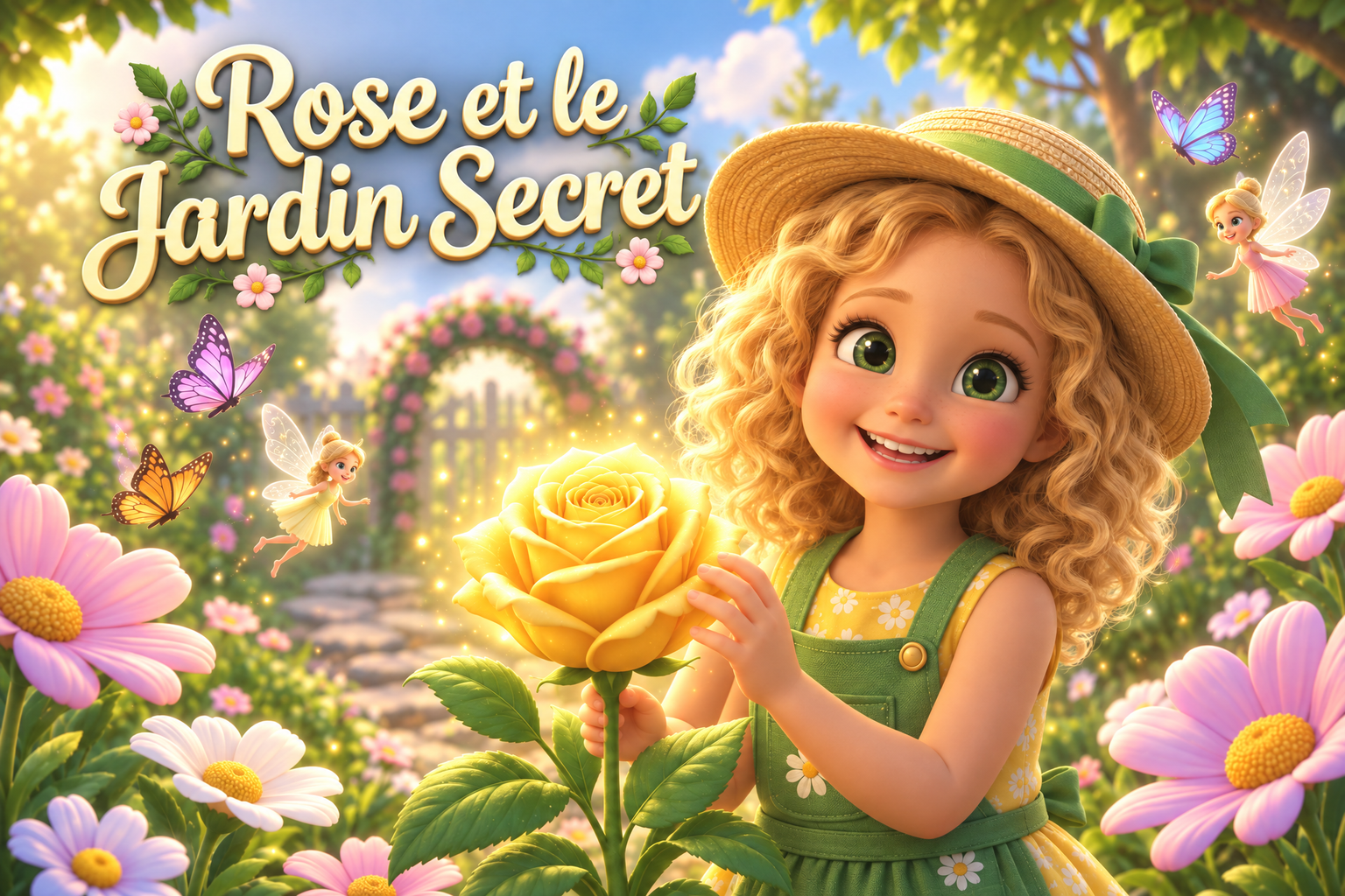 Couverture du livre personnalisé « Le Jardin Secret »