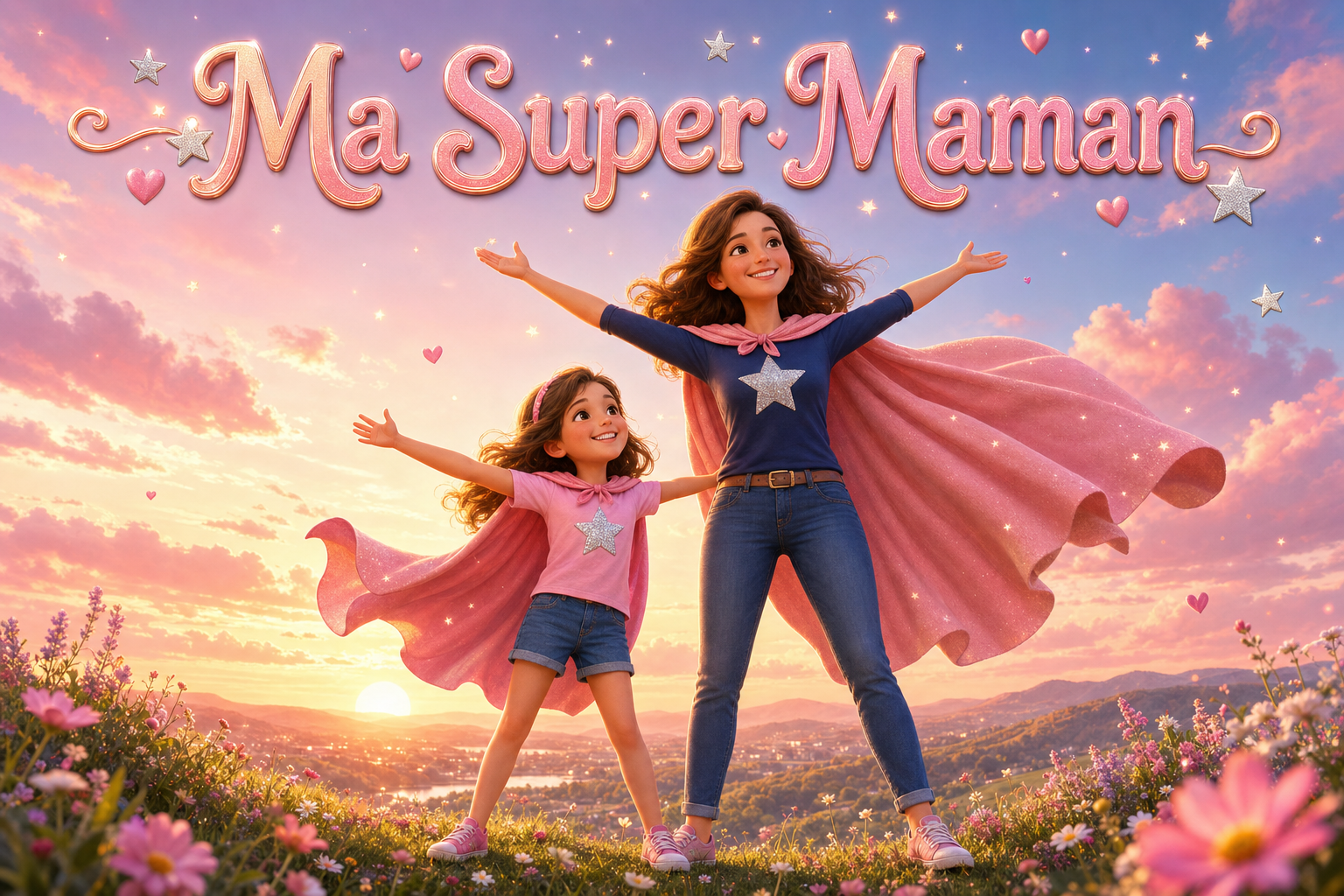 Couverture du livre personnalisé « Ma Super Maman »