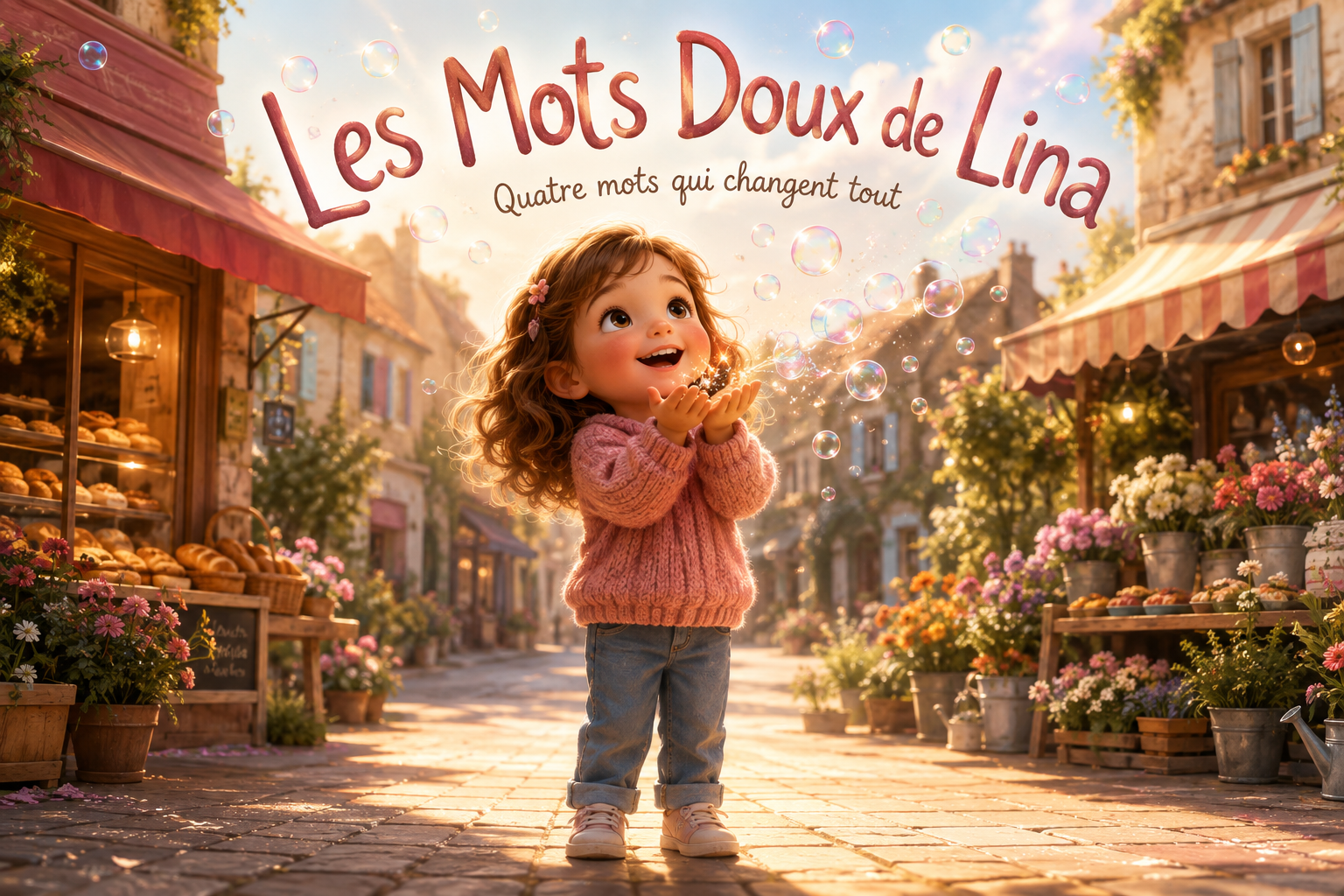 Couverture du livre personnalisé « La Magie des Mots Doux »
