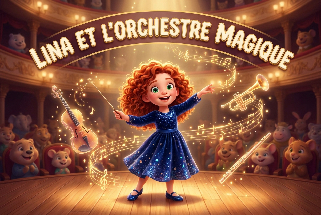 Couverture du livre personnalisé « L'Orchestre Magique »