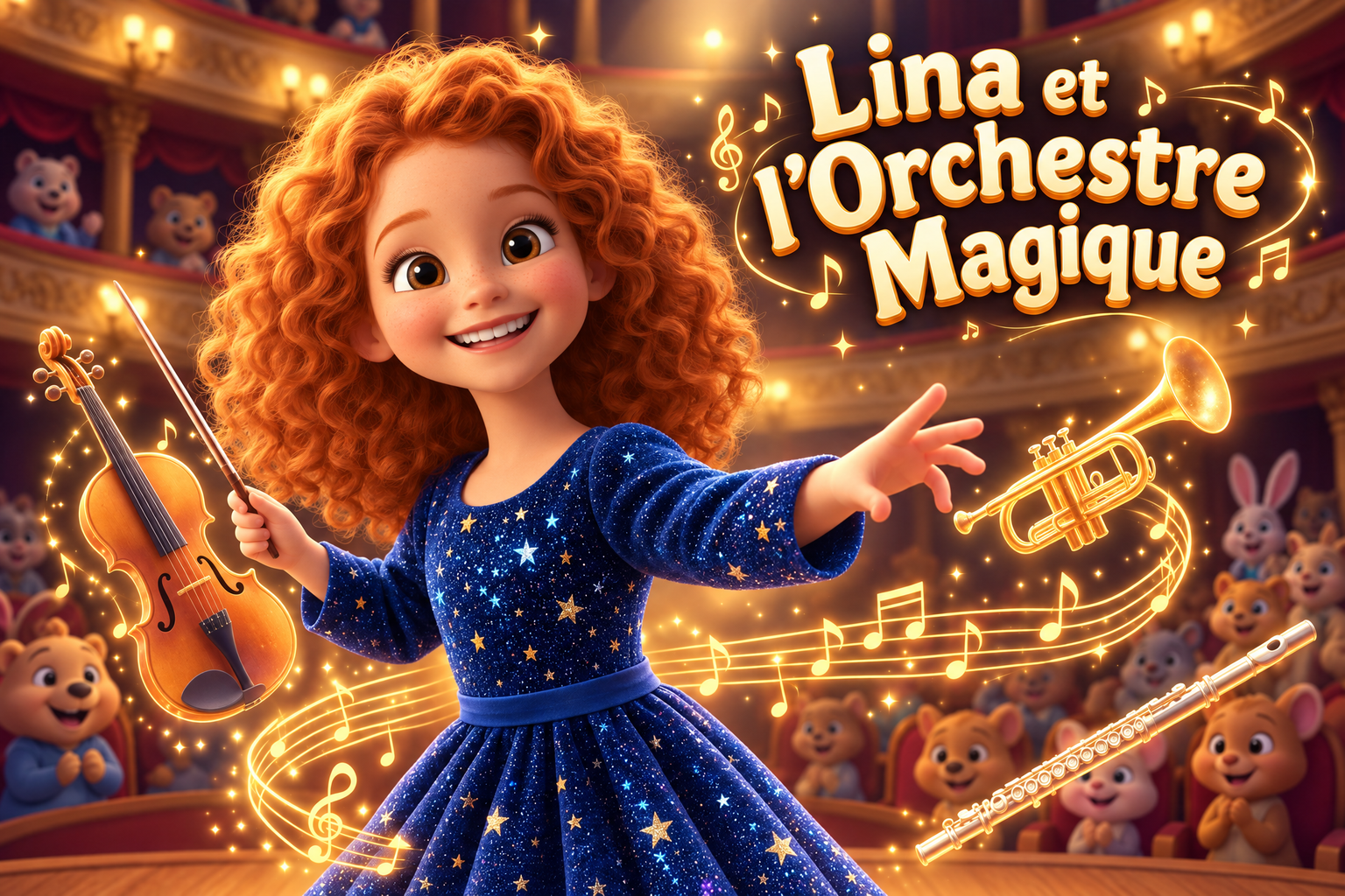 Couverture du livre personnalisé « L'Orchestre Magique »