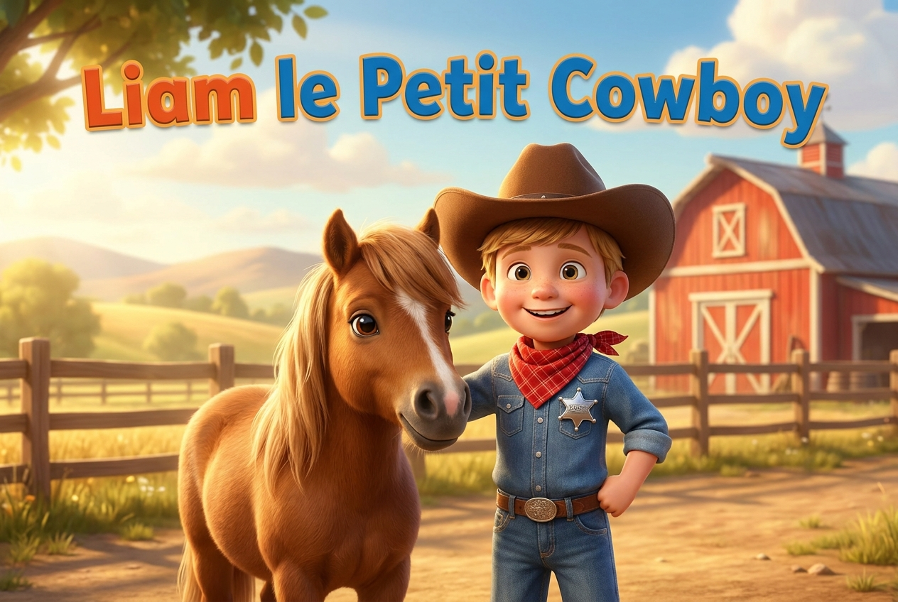 Couverture du livre personnalisé « Le Petit Cowboy »