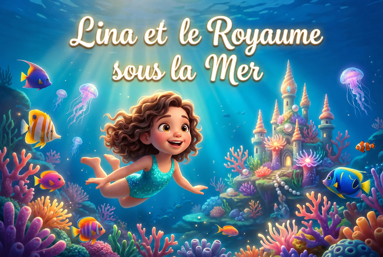 Couverture du livre personnalisé « Le Royaume sous la Mer »