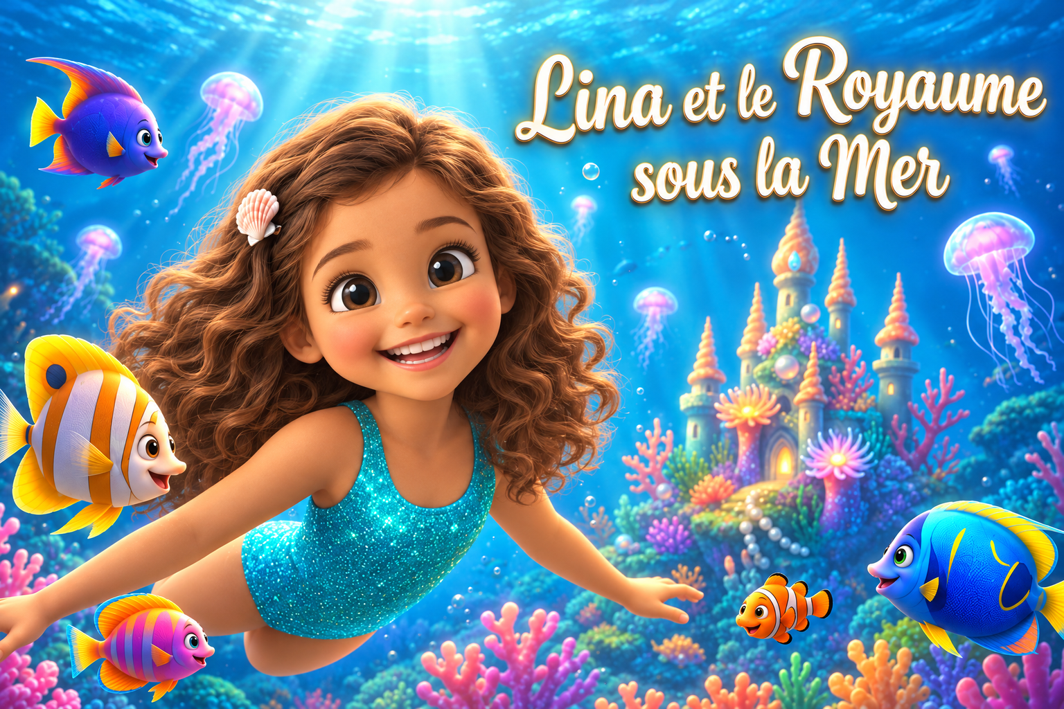 Couverture du livre personnalisé « Le Royaume sous la Mer »