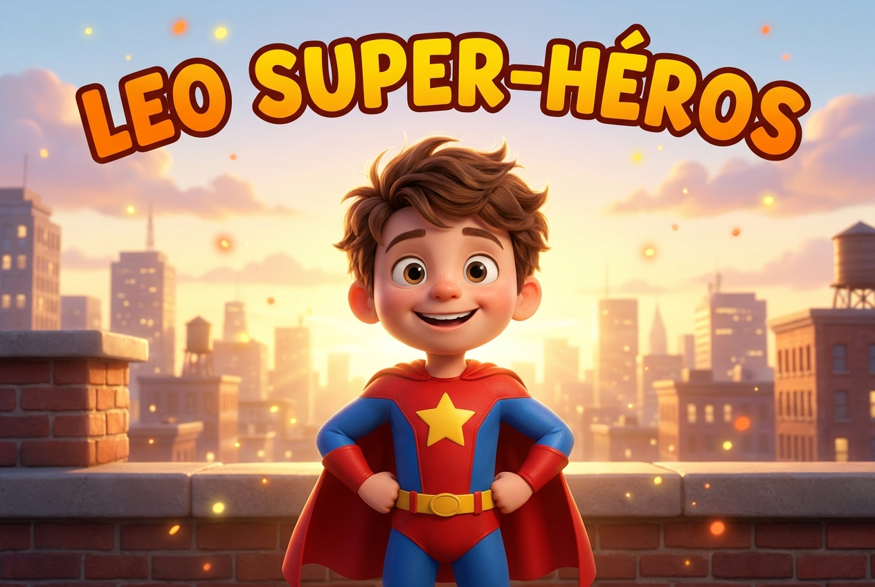 Couverture du livre personnalisé « Le Petit Super-Héros »