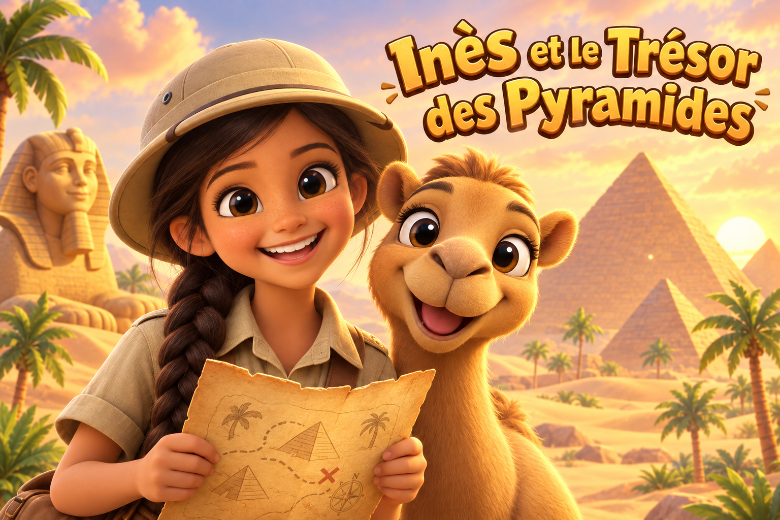 Couverture du livre personnalisé « Le Trésor des Pyramides »