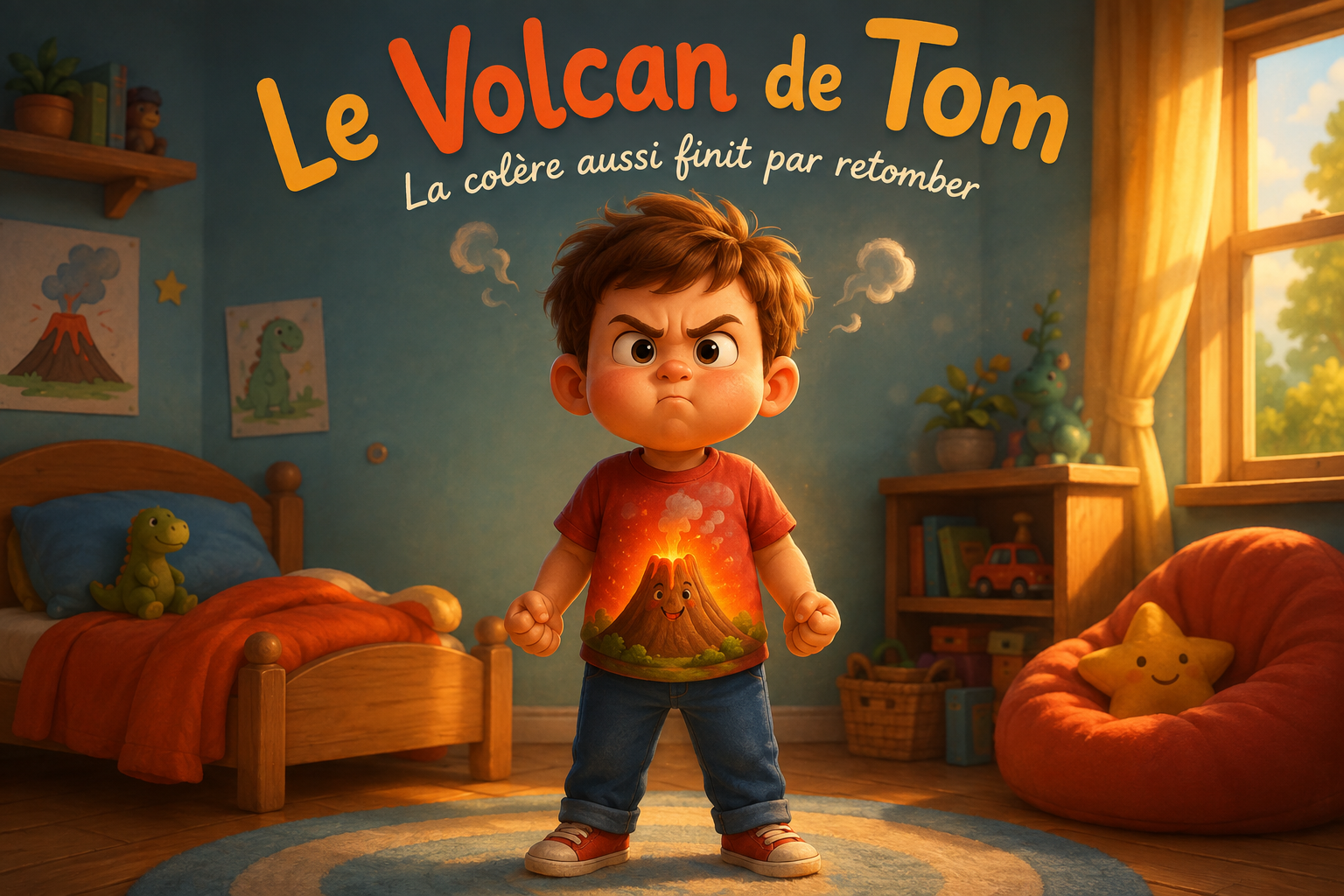Couverture du livre personnalisé « Le Volcan dans mon Ventre »