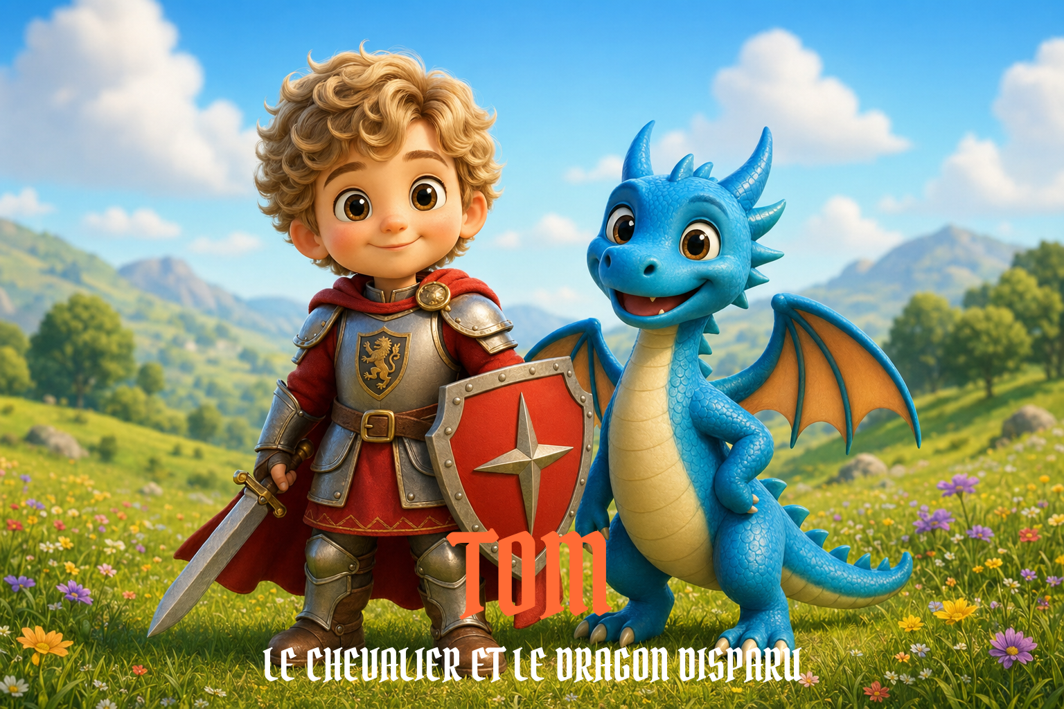 Couverture du livre personnalisé « Le Dragon Disparu »